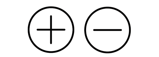 Ceramic hob power level icon symbol