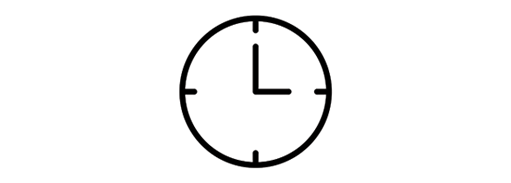 Ceramic hob timer icon symbol