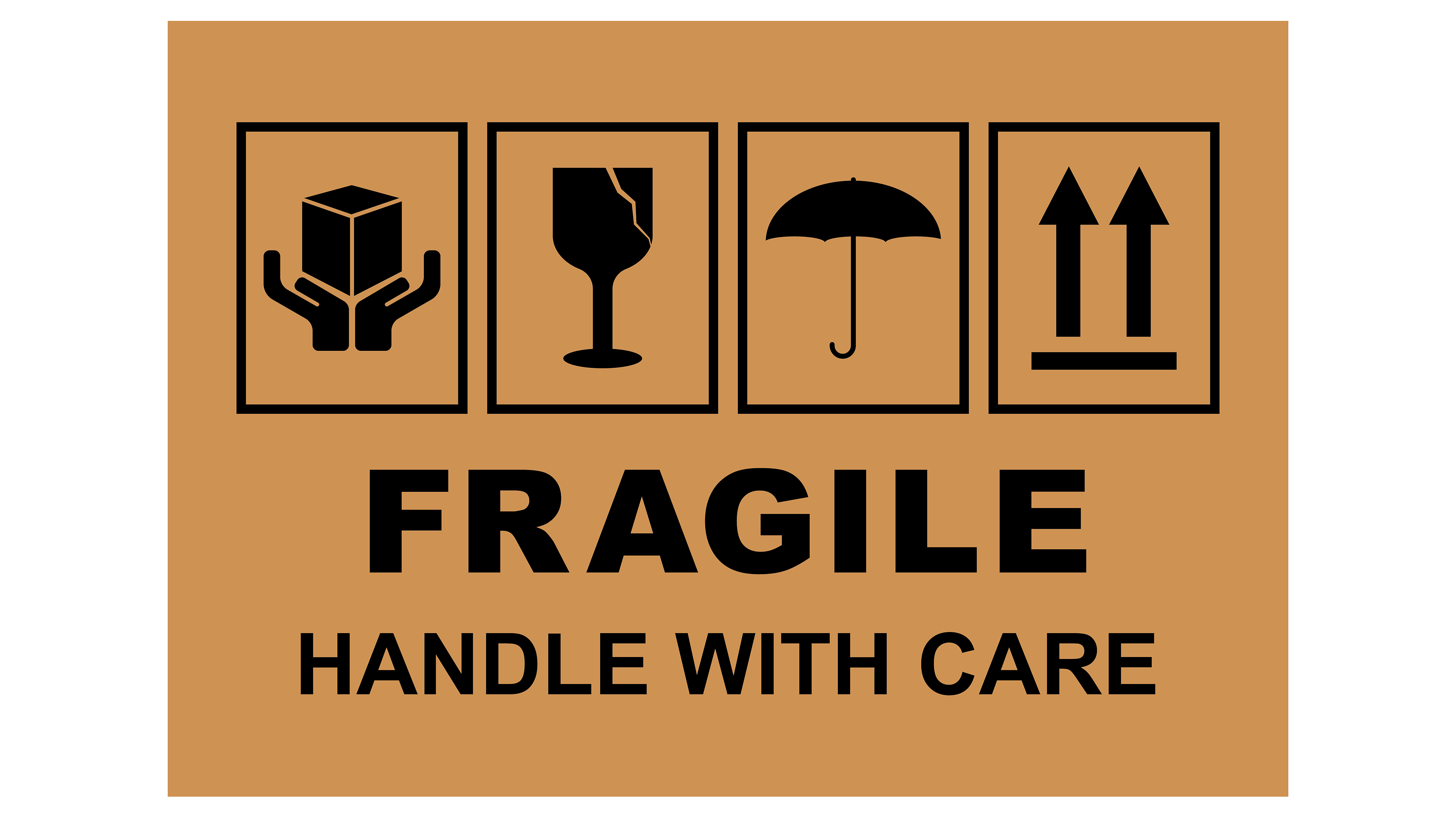 Fragile Handle With Care Ceramic Glass Hob