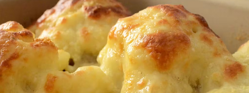 Cauliflower Cheese Close Up