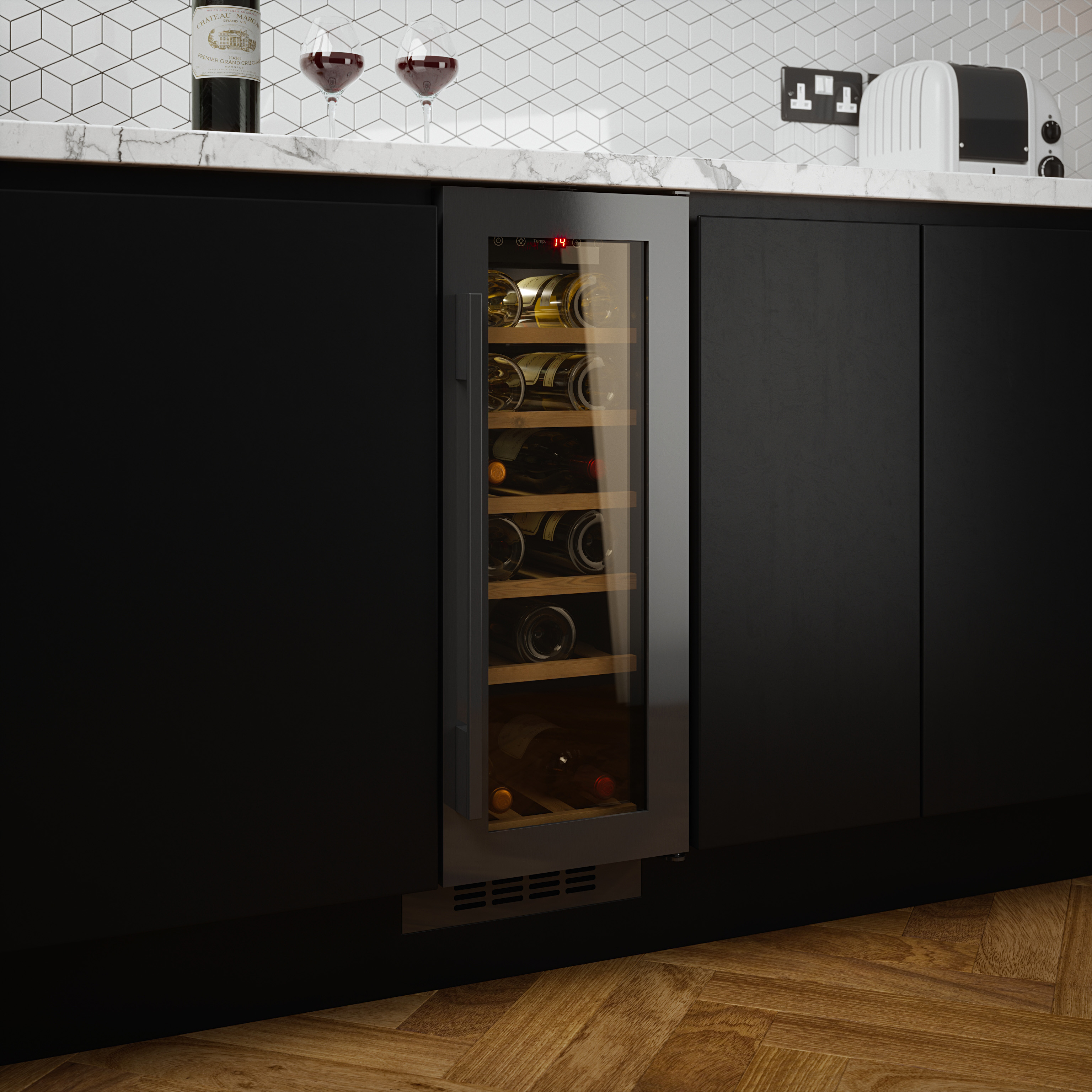 30cm gunmetal steel wine cooler chiller